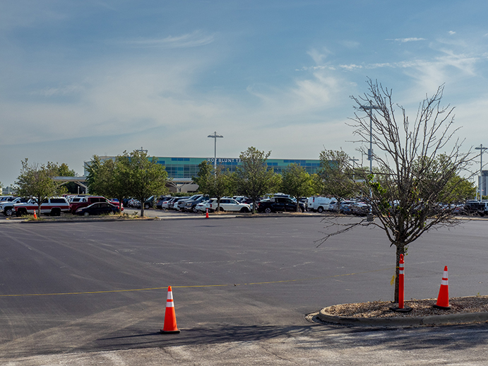 Image of of parking lot